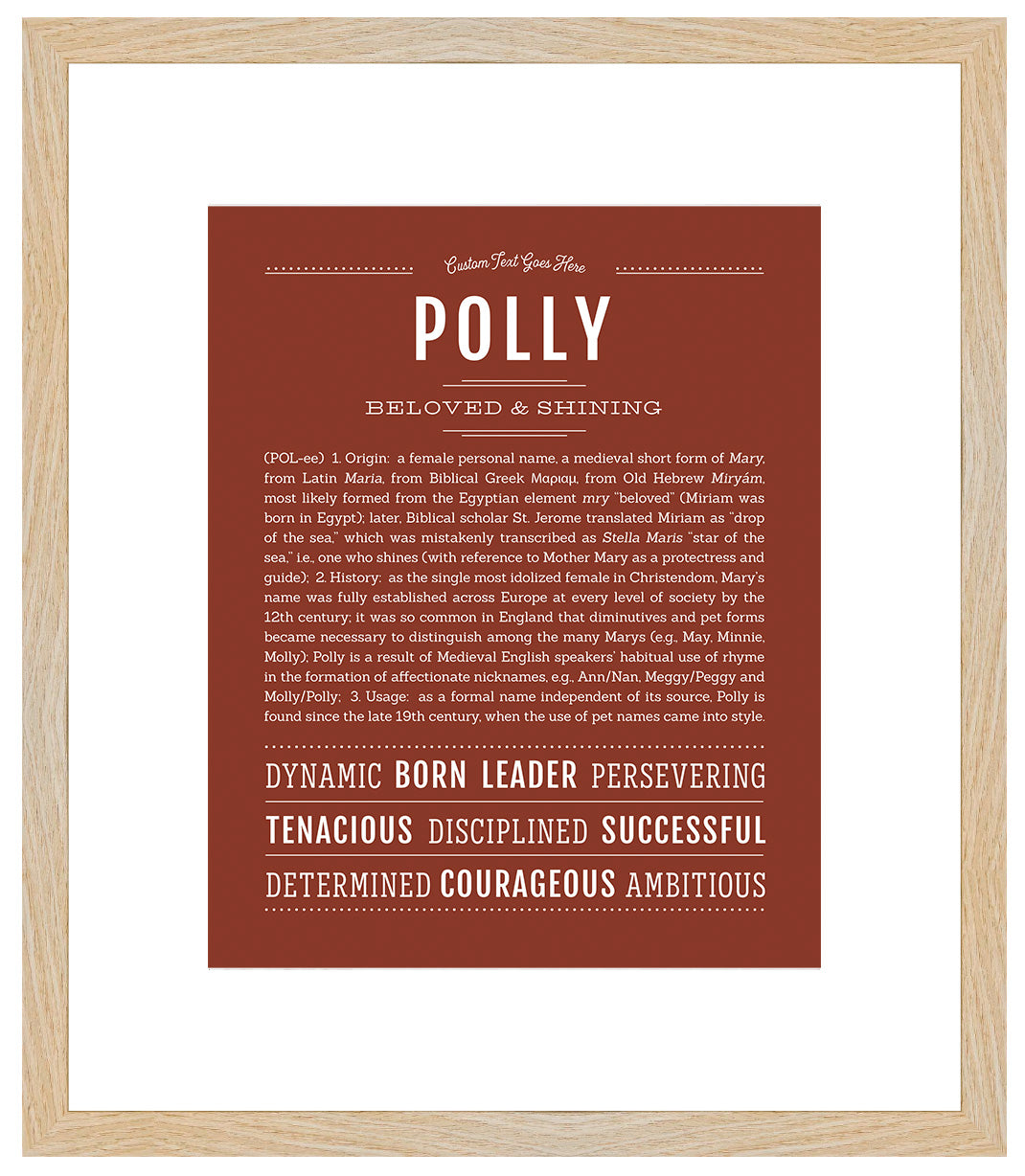 Polly | Name Art Print