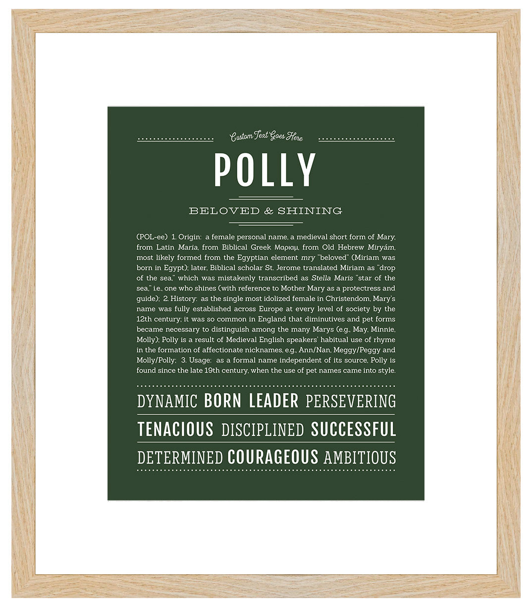 Polly | Name Art Print