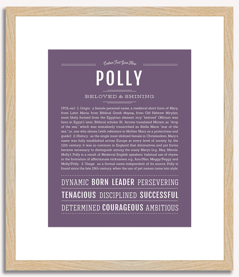 Polly | Name Art Print