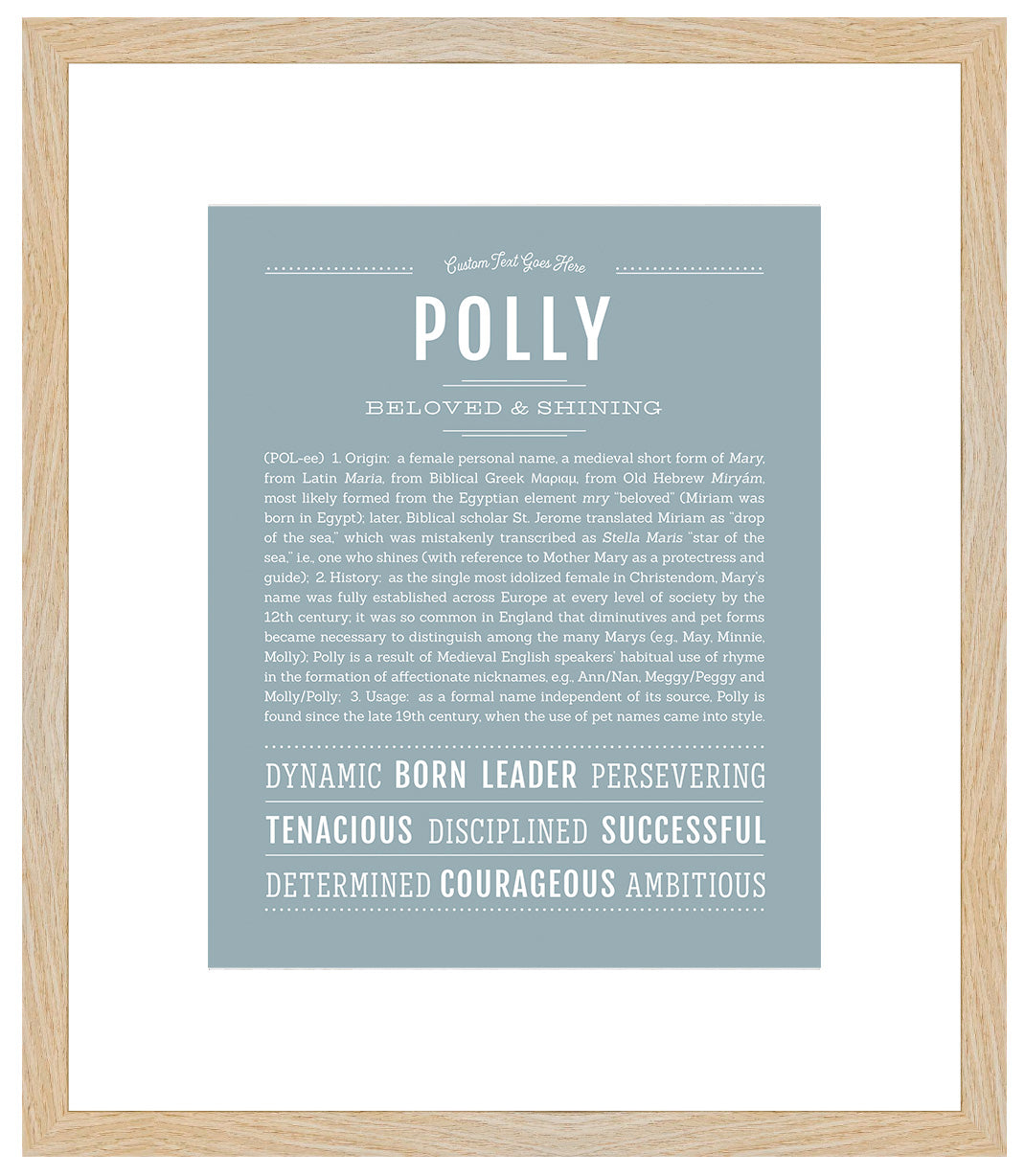 Polly | Name Art Print