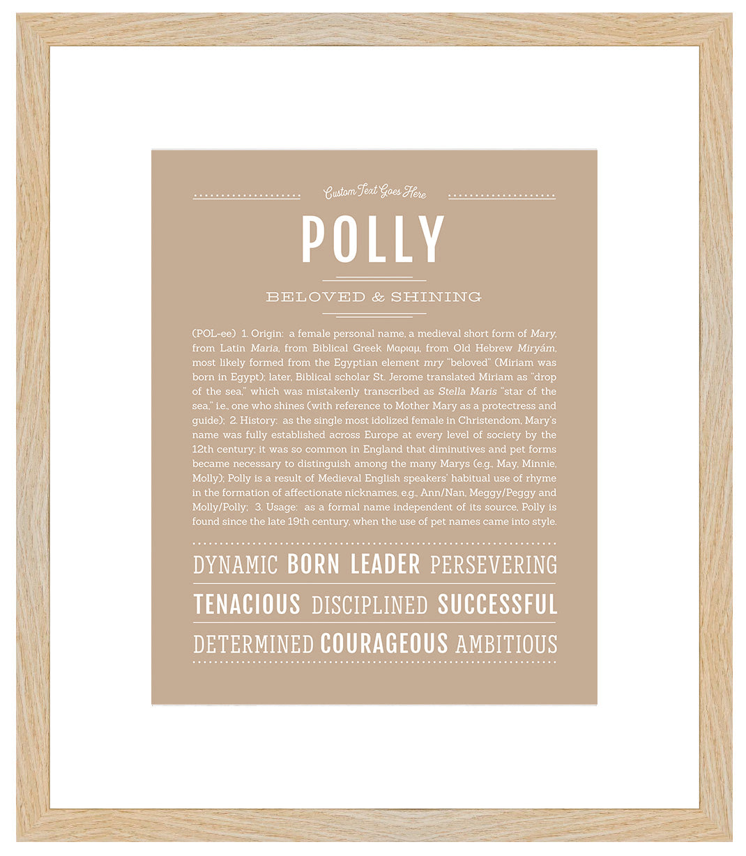 Polly | Name Art Print