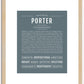 Porter | Name Art Print