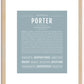 Porter | Name Art Print