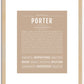 Porter | Name Art Print