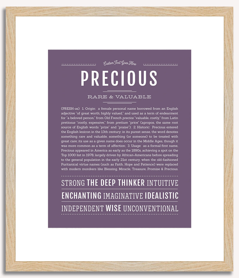 Precious | Name Art Print