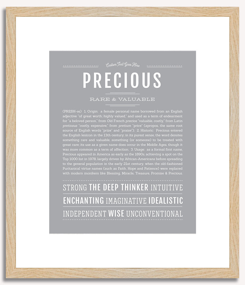 Precious | Name Art Print