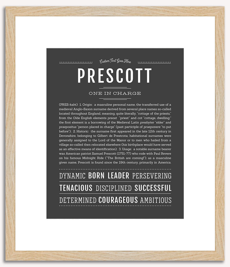 Prescott | Name Art Print