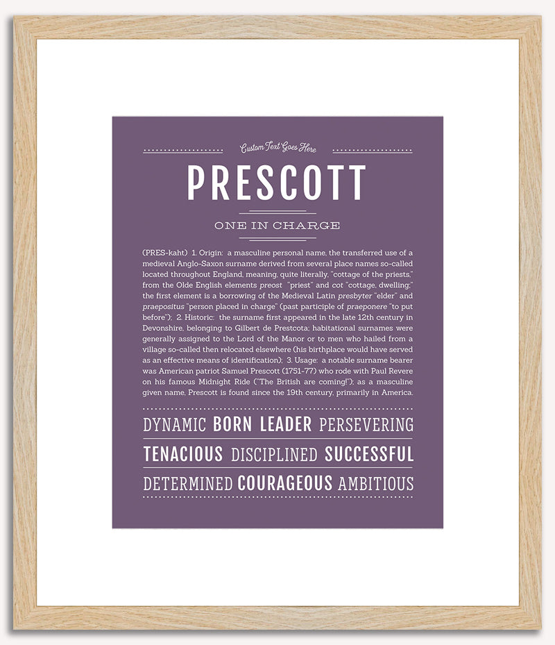 Prescott | Name Art Print