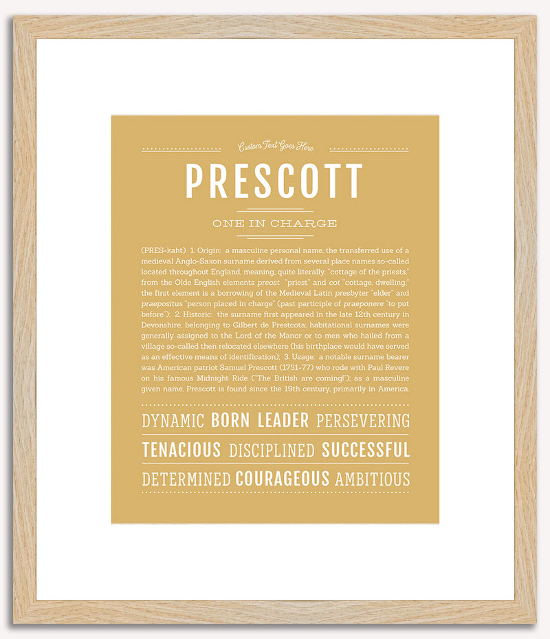 Prescott | Name Art Print