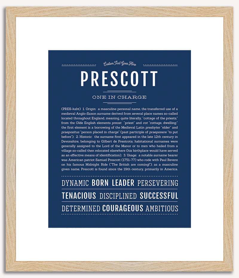 Prescott | Name Art Print