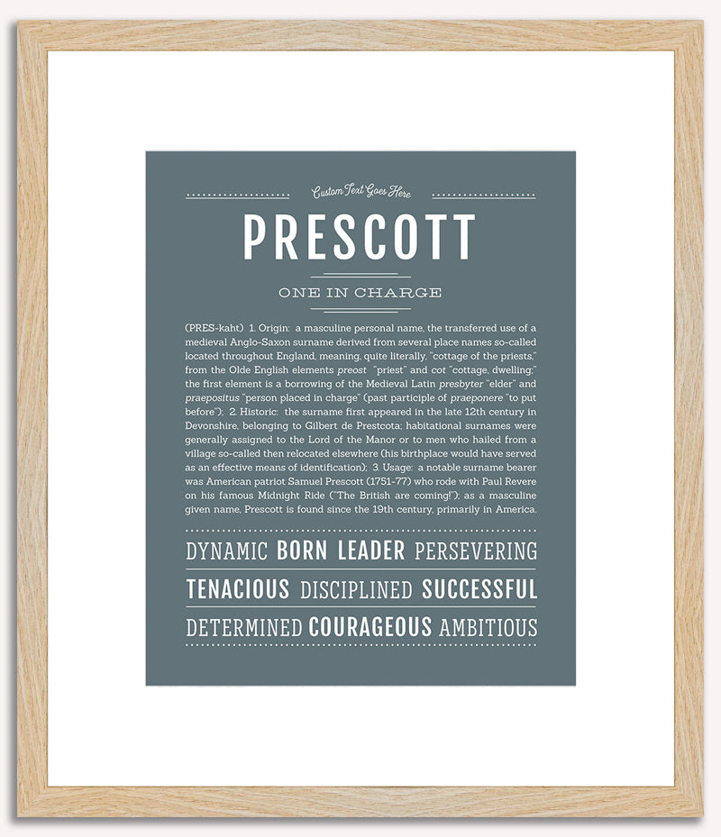 Prescott | Name Art Print