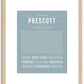 Prescott | Name Art Print