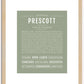 Prescott | Name Art Print