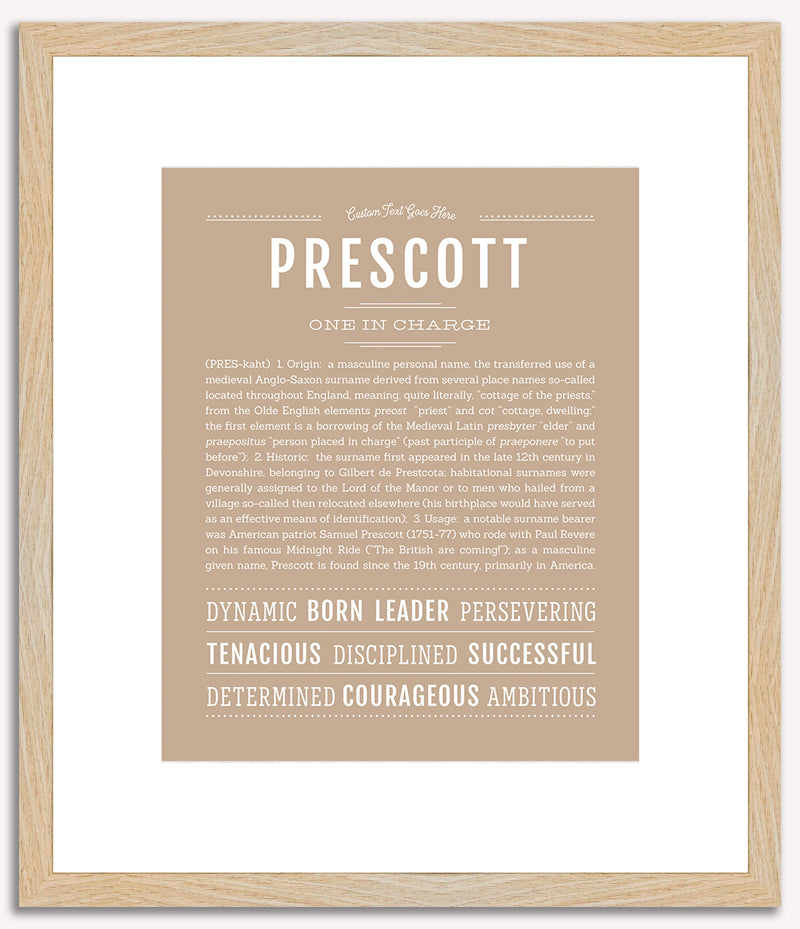 Prescott | Name Art Print