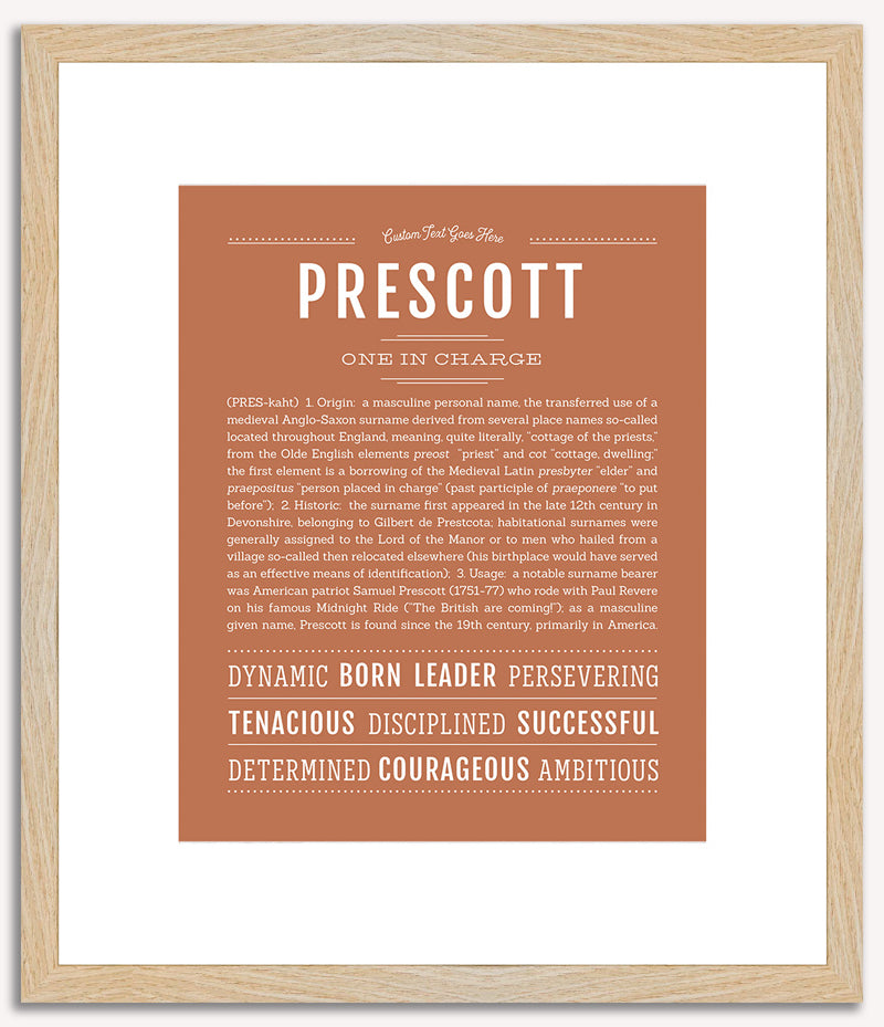 Prescott | Name Art Print