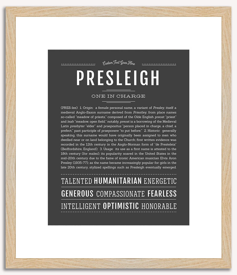 Presleigh | Name Art Print