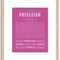 Presleigh | Name Art Print