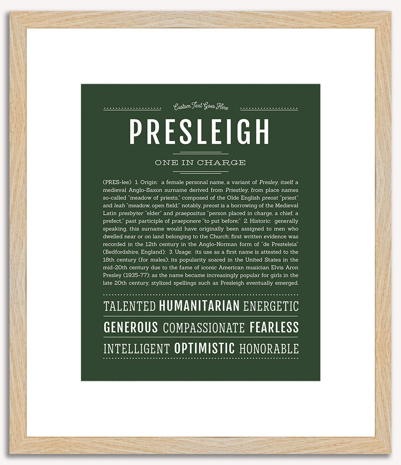 Presleigh | Name Art Print