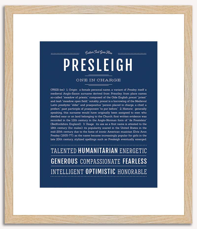 Presleigh | Name Art Print