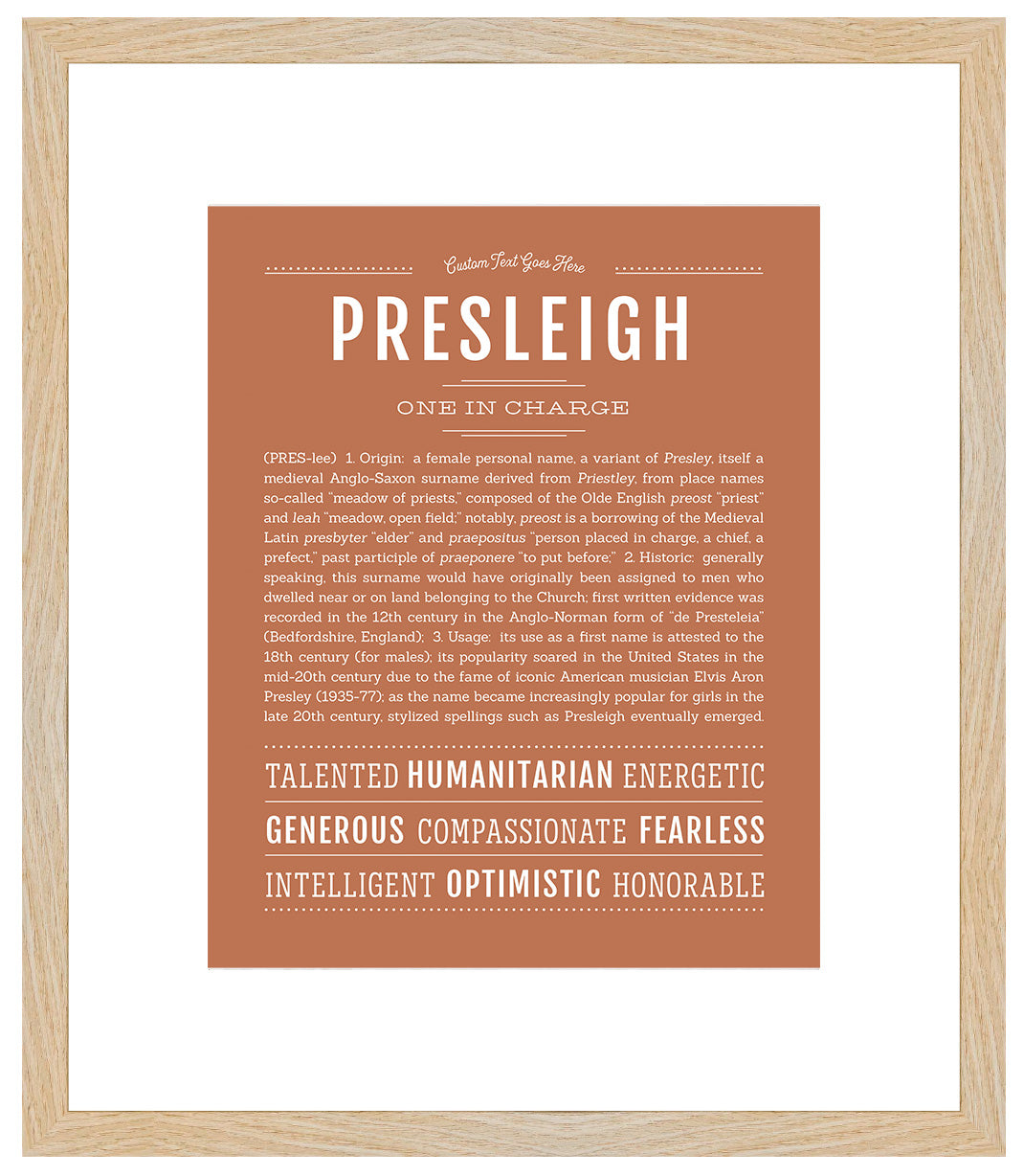 Presleigh | Name Art Print