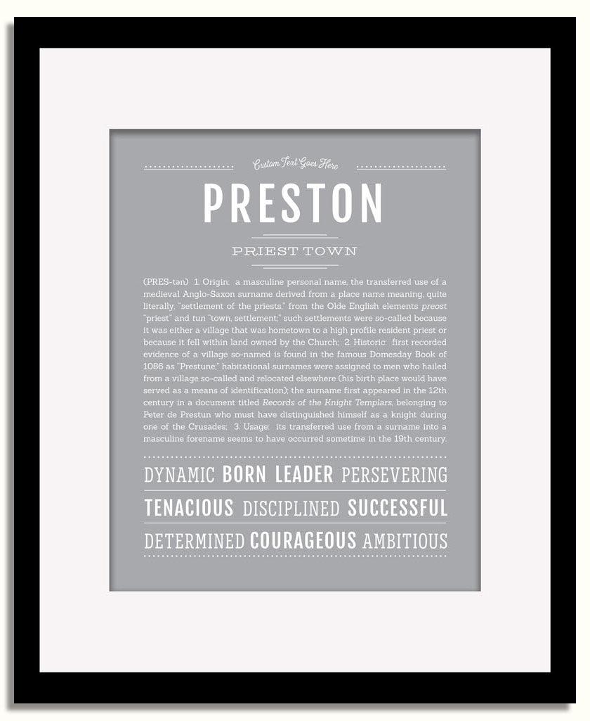 Frame Options | Sage | Black Frame, Matted