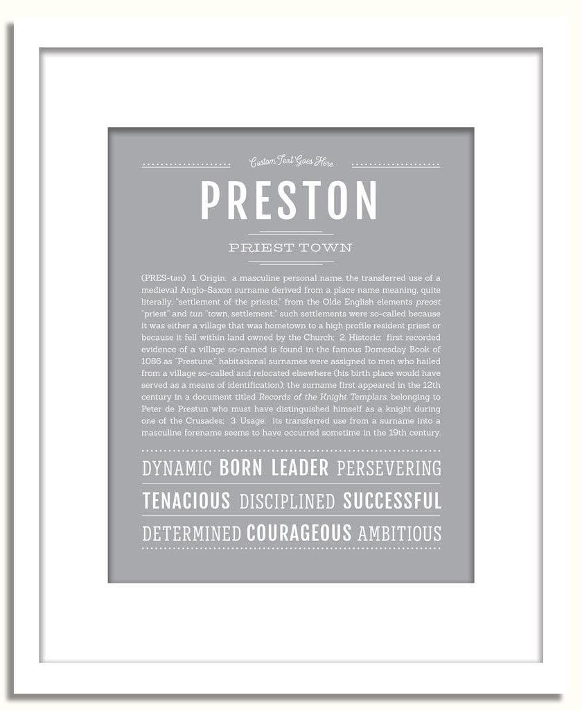 Frame Options | Light Gray | White Frame, Matted