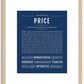 Price | Name Art Print