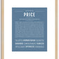 Price | Name Art Print