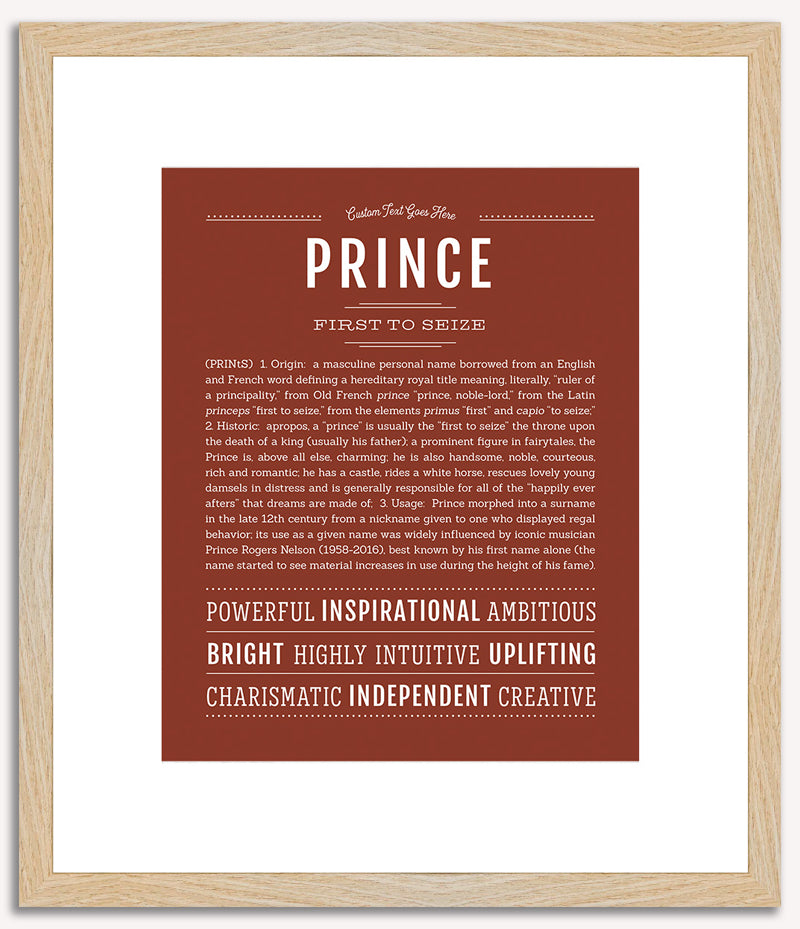 Prince | Name Art Print