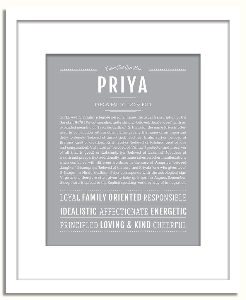 Frame Options | Light Gray | White Frame, Matted