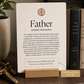 Father | Metal Plate & Stand