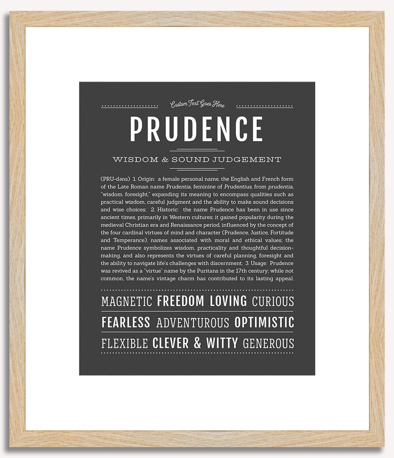 Prudence | Name Art Print