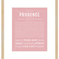 Prudence | Name Art Print