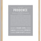 Prudence | Name Art Print