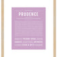 Prudence | Name Art Print