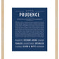 Prudence | Name Art Print