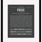 Prue | Name Art Print