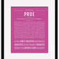 Prue | Name Art Print