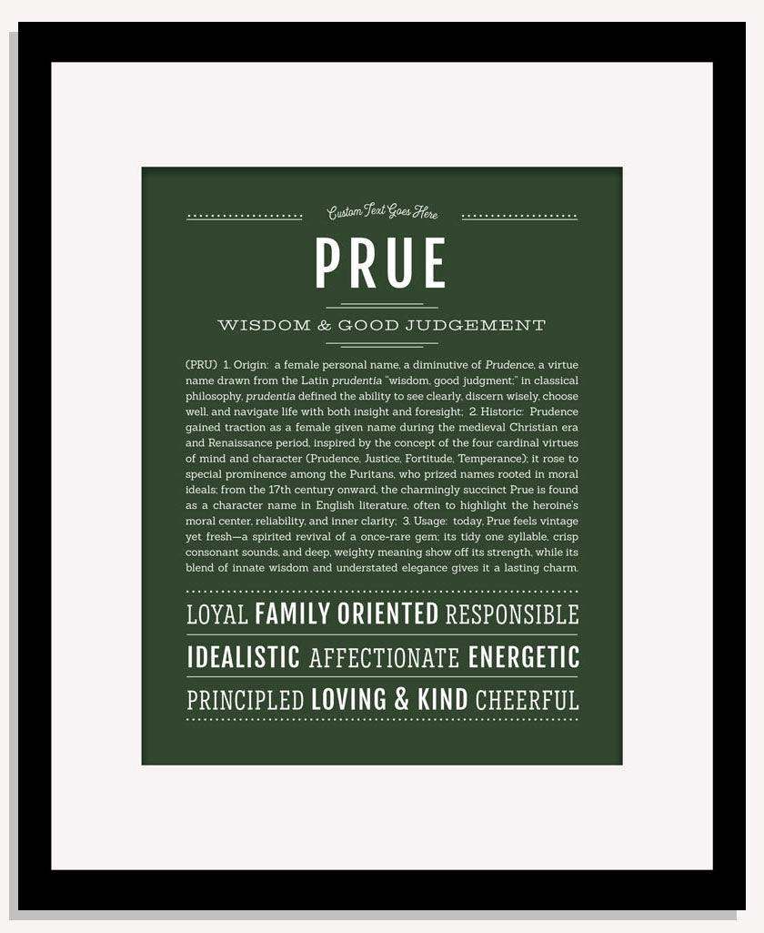 Prue | Name Art Print