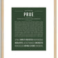 Prue | Name Art Print