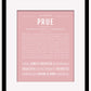 Prue | Name Art Print