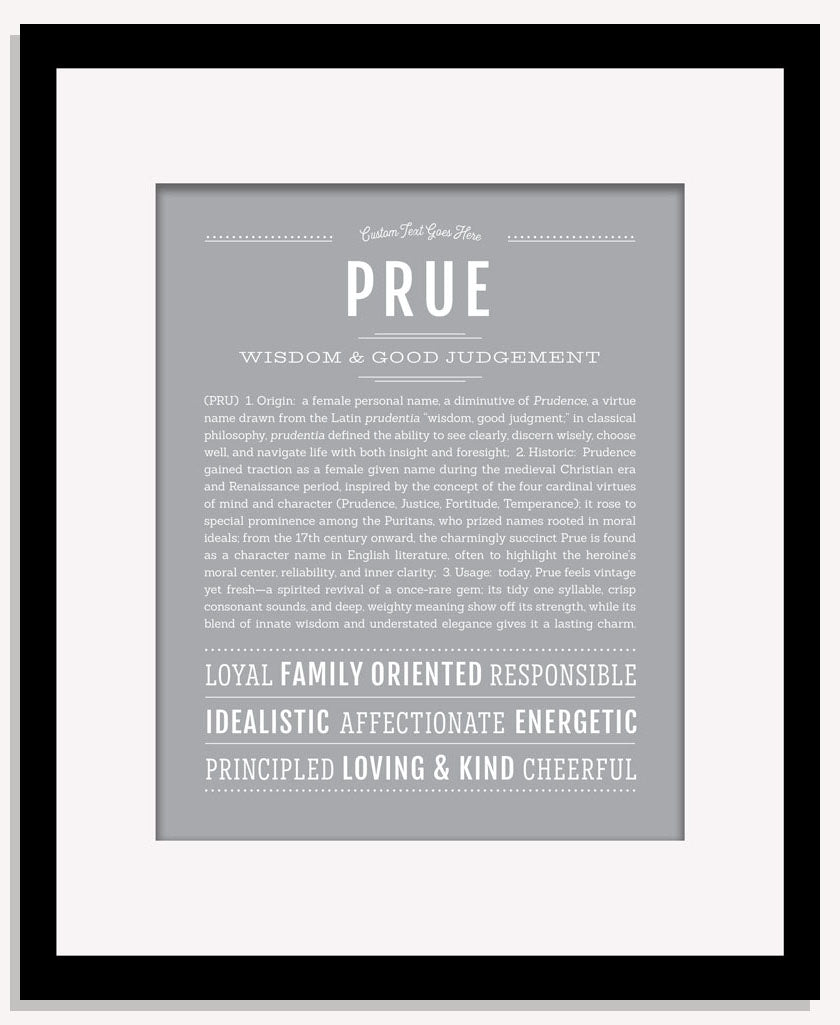 Prue | Name Art Print