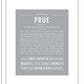 Prue | Name Art Print