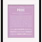Prue | Name Art Print