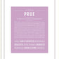 Prue | Name Art Print