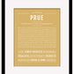 Prue | Name Art Print