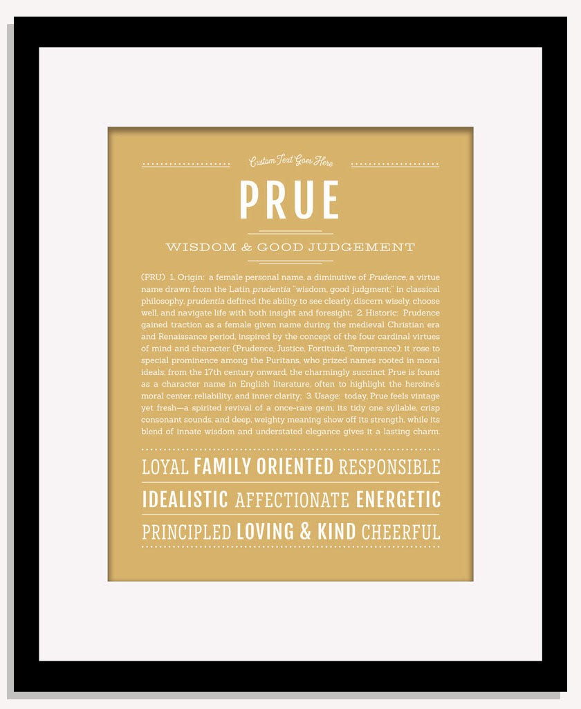 Prue | Name Art Print