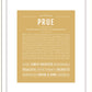 Prue | Name Art Print