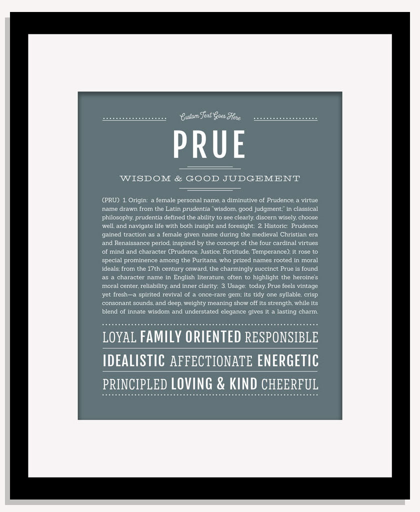 Prue | Name Art Print