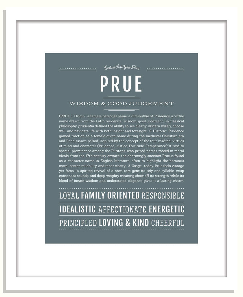 Prue | Name Art Print